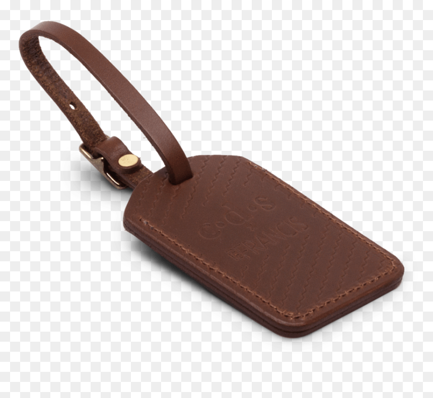Isaac Francis X C - Dark Brown Luggage Tag, HD Png Download - luggage tag png