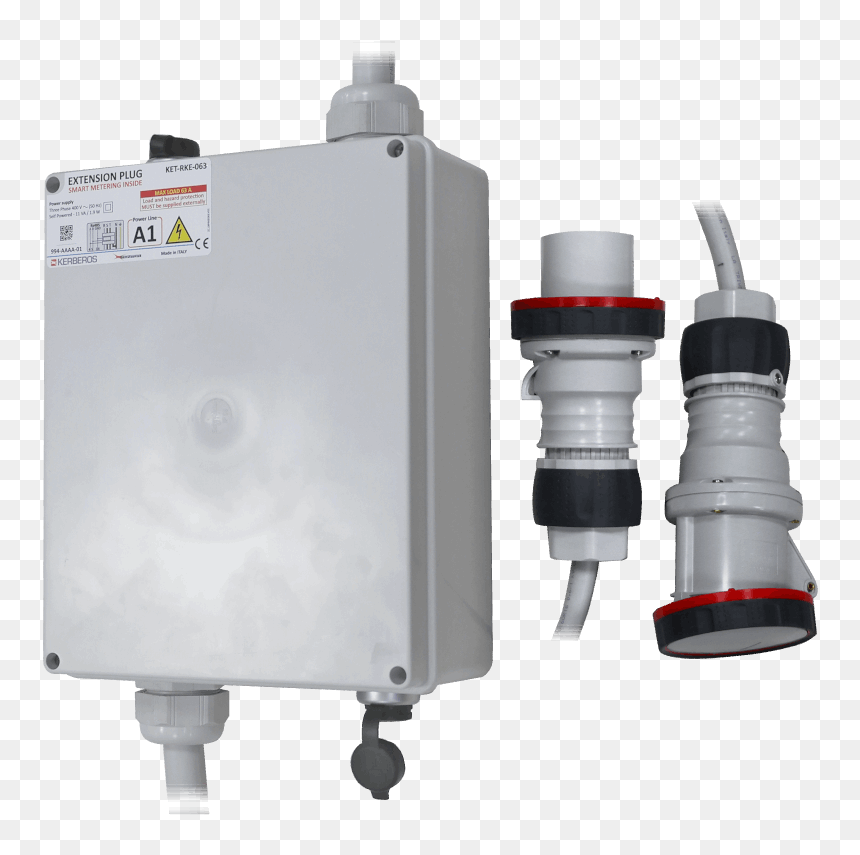 Prolunga Industriale Con Misuratore Di Corrente Trifase - Machine, HD Png Download - corrente png