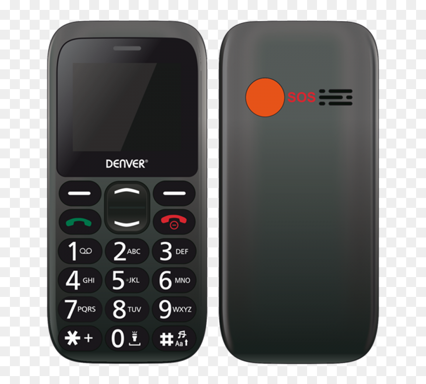 Denver Bas-18300m Senior Phone With Sos/alarm Button - Tiptel Ergophone 6180, HD Png Download - phone button png
