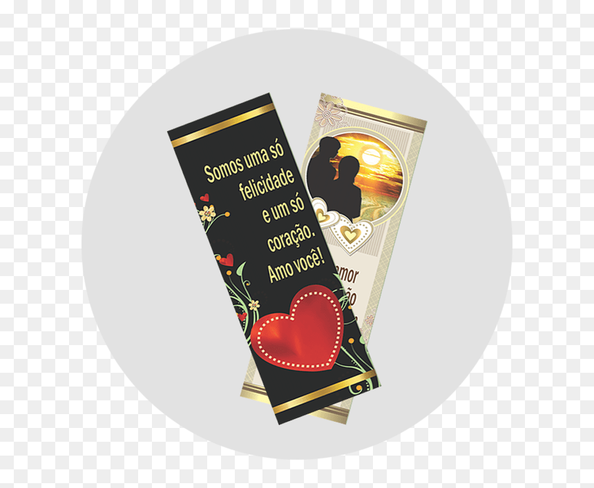 Marcador De Página Supremo Metalizado - Heart, HD Png Download - marcador png