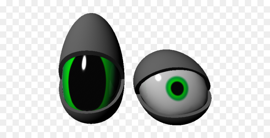 Toon Eye 3d Model, HD Png Download - eye shape png