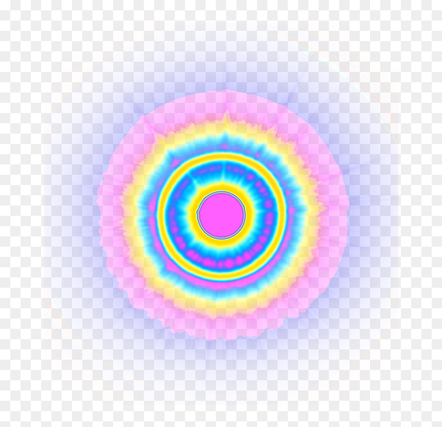 #shape #light #holographic - Circle, HD Png Download - eye shape png