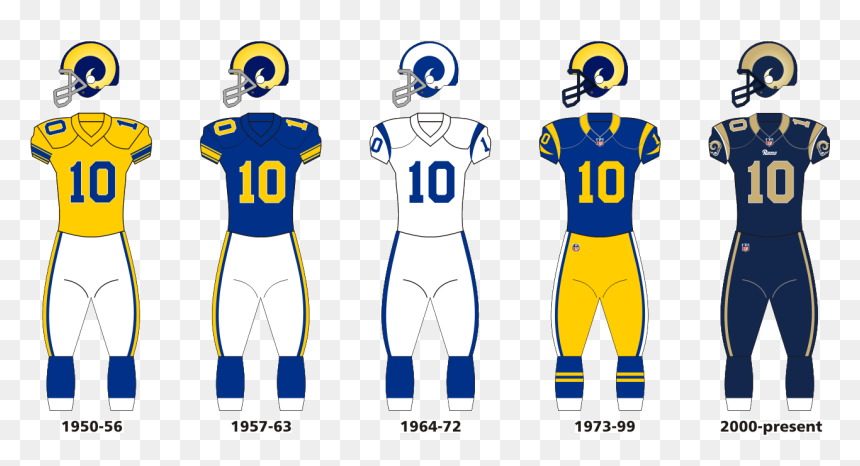 Uniforme De Los Rams, HD Png Download - faixa dourada png