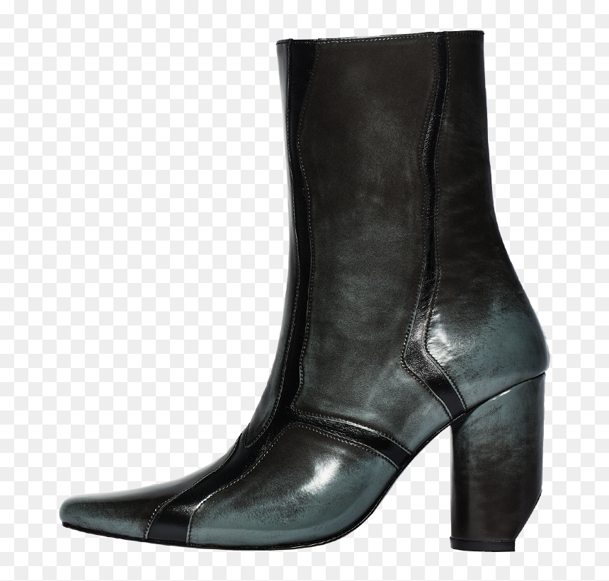 Gunmetal1 - Knee-high Boot, HD Png Download - cracking png