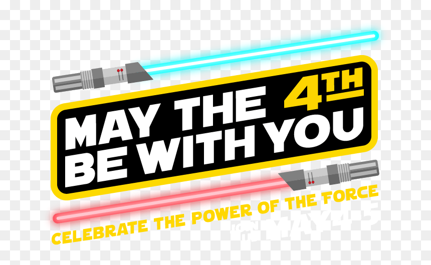 May The 4th Be With You Logo Transparent, HD Png Download - 4th png