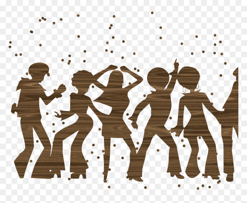 Clipart Disco Png, Transparent Png - crowd of people png