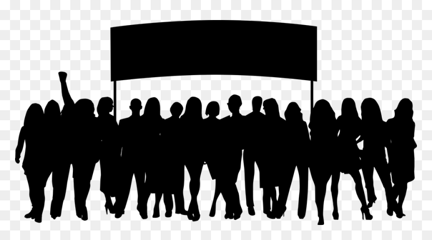 March Against Women Abuse, HD Png Download - crowd of people png