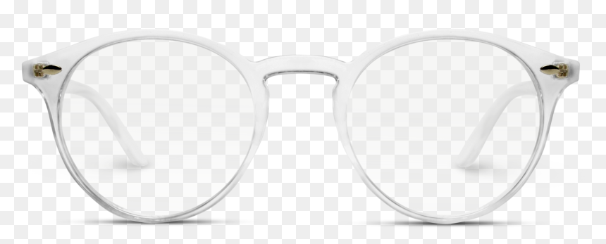 Clear Frame Glasses, HD Png Download - transparent glass png