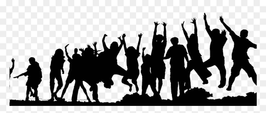 De Jovens, HD Png Download - crowd of people png