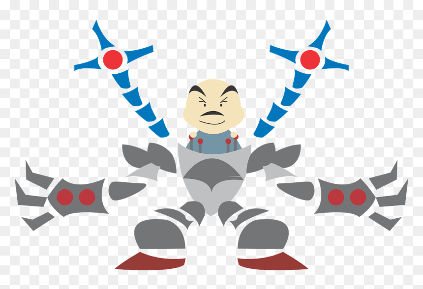 Villano Robot, HD Png Download - spider man png