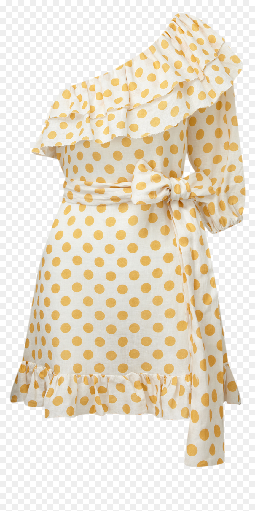 Lisa Marie Fernandez Yellow Spot Dress, HD Png Download - polka dot png