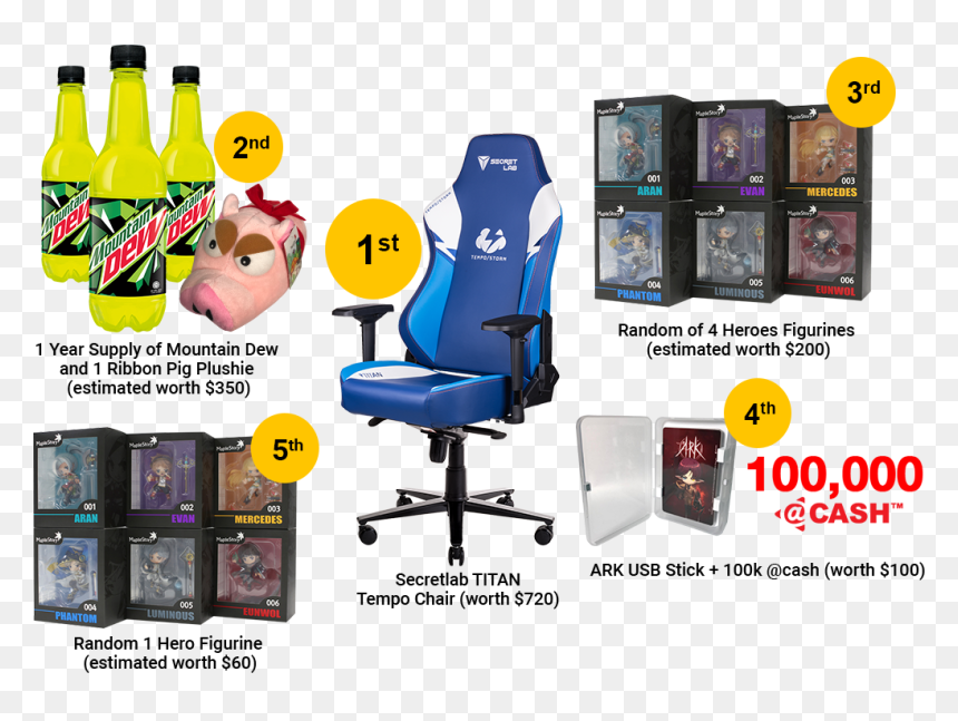 Tempo Storm Gaming Chair, HD Png Download - mountain dew transparent png