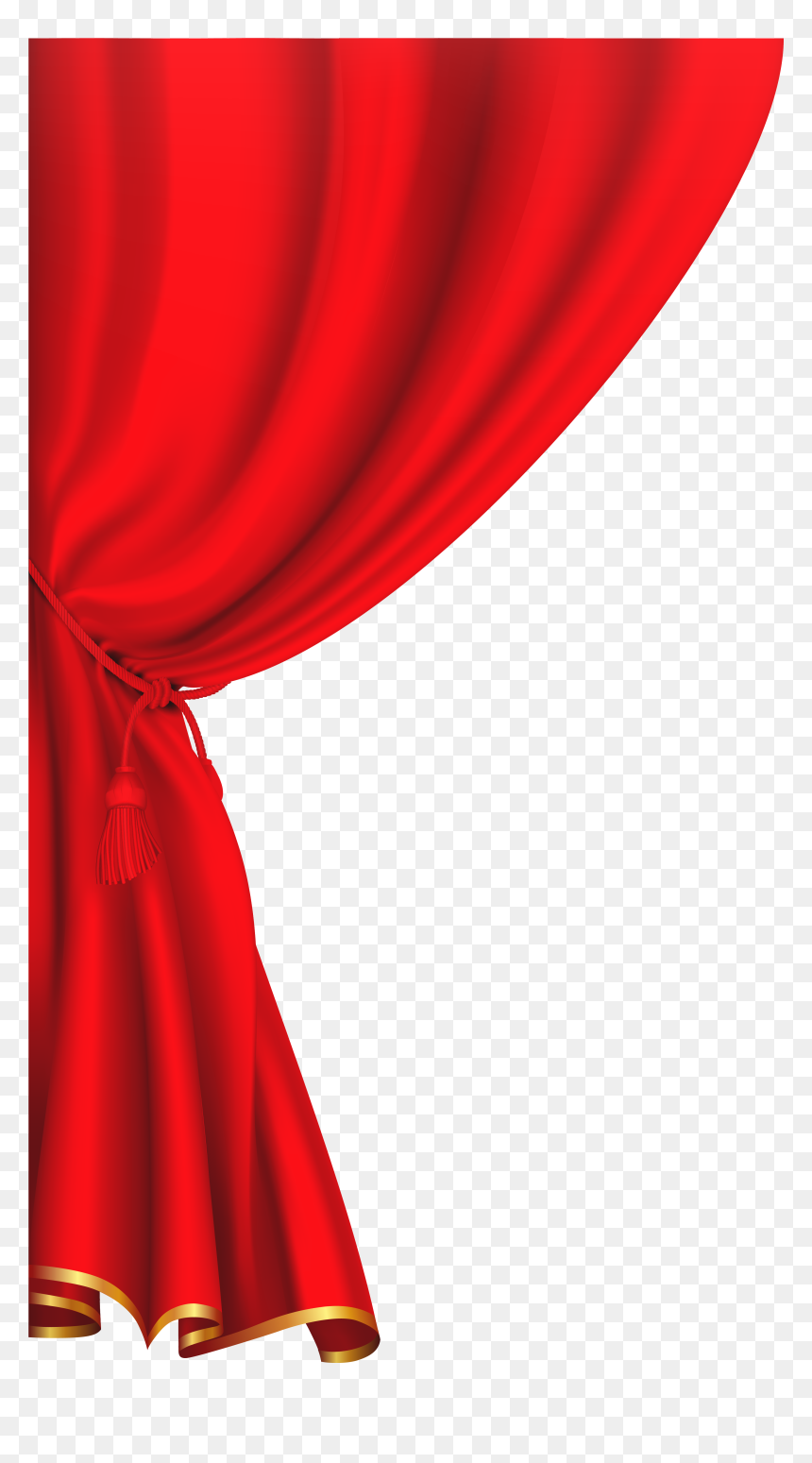 Red Curtain Clipart, HD Png Download - raindrops png