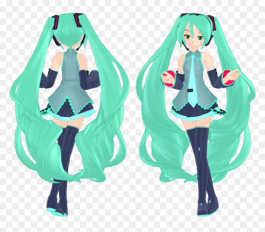 Mmd Hair Long, HD Png Download - long hair png
