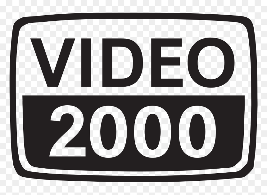 Video 2000 Logo, HD Png Download - vhs overlay png