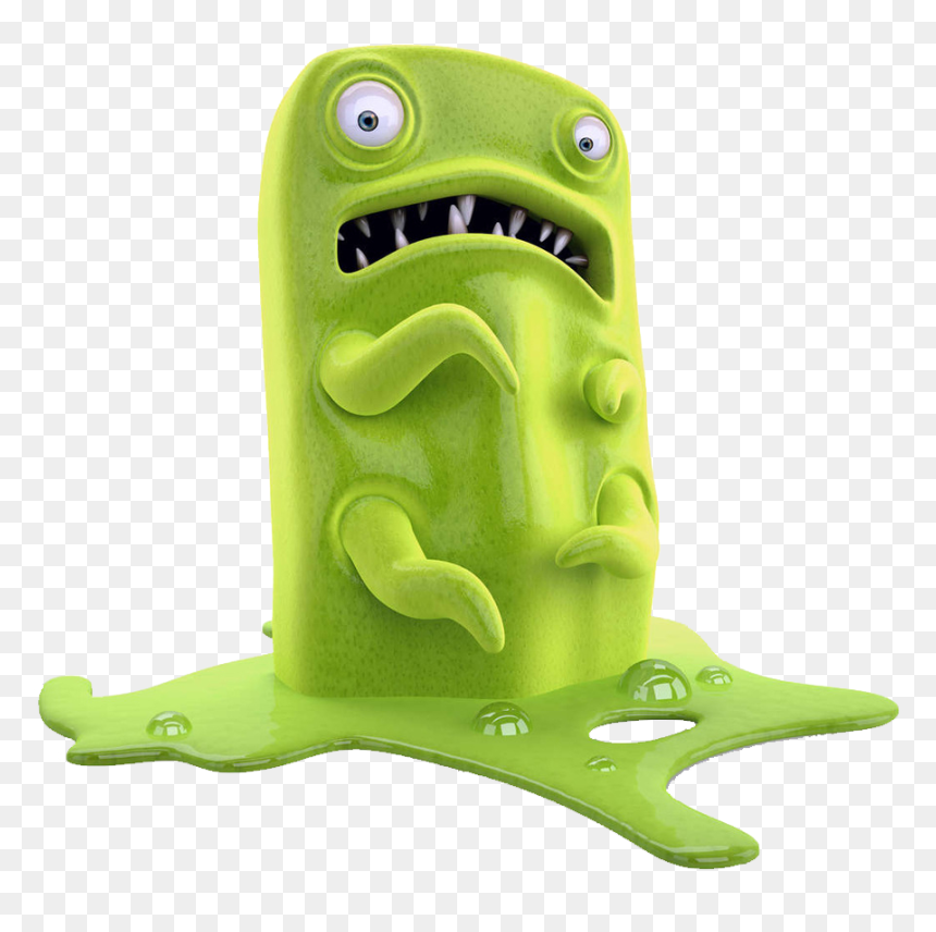 3d Cartoon Bacteria, HD Png Download - bacteria png