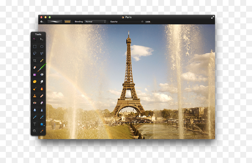 Eiffel Tower, HD Png Download - vhs overlay png