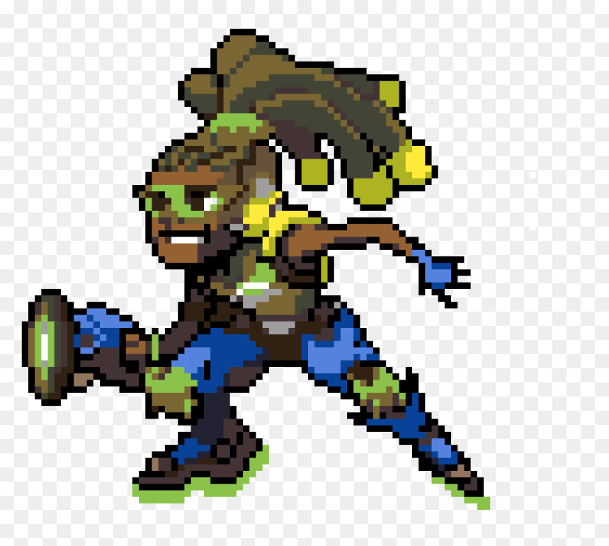 Overwatch Lucio Pixel Spray, HD Png Download - lucio png