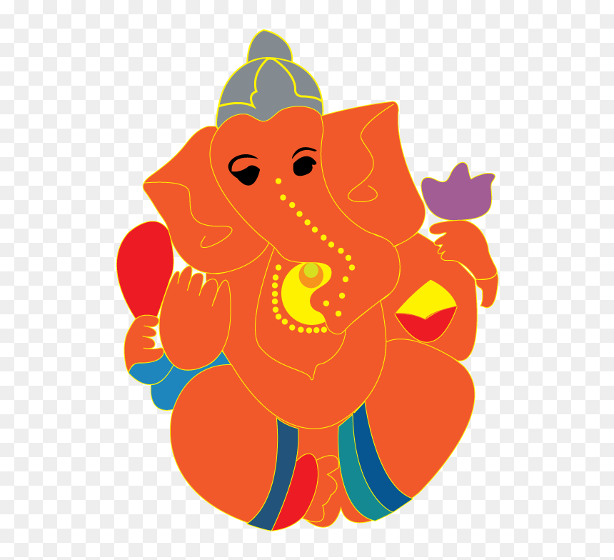 Illustration, HD Png Download - ganpati vector png