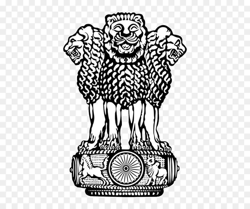 Official Seal Of India, HD Png Download - indian flag chakra png