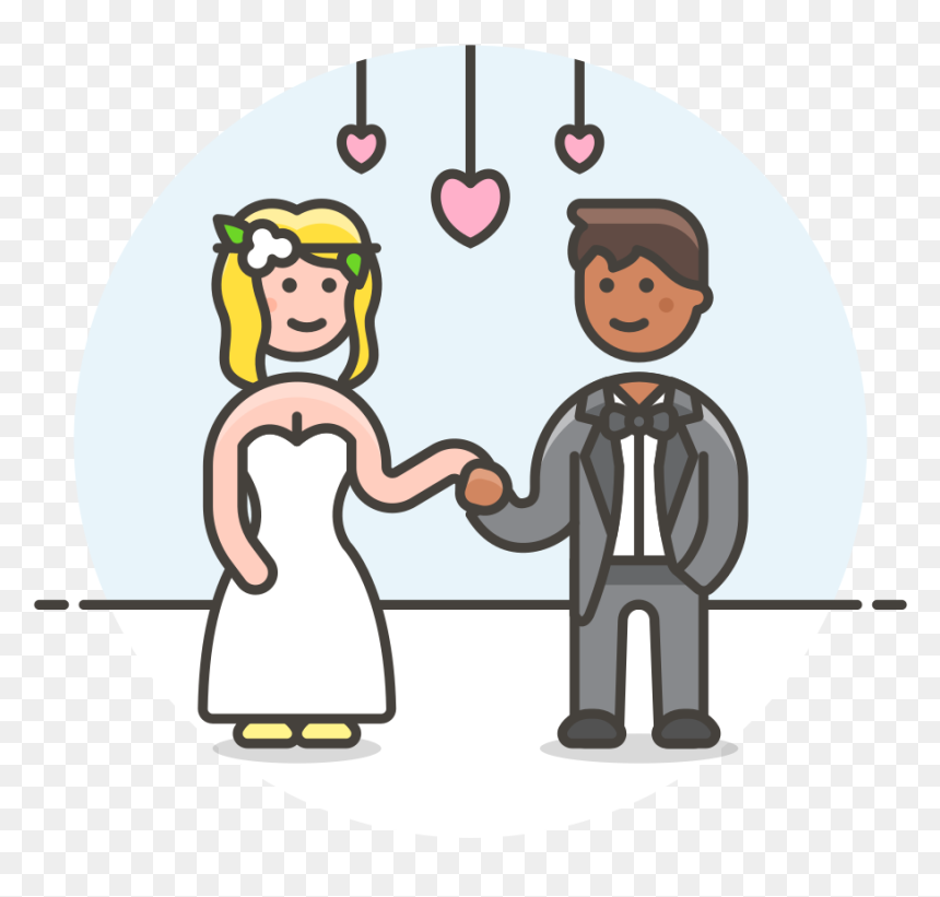 Icon, HD Png Download - wedding couple clipart png