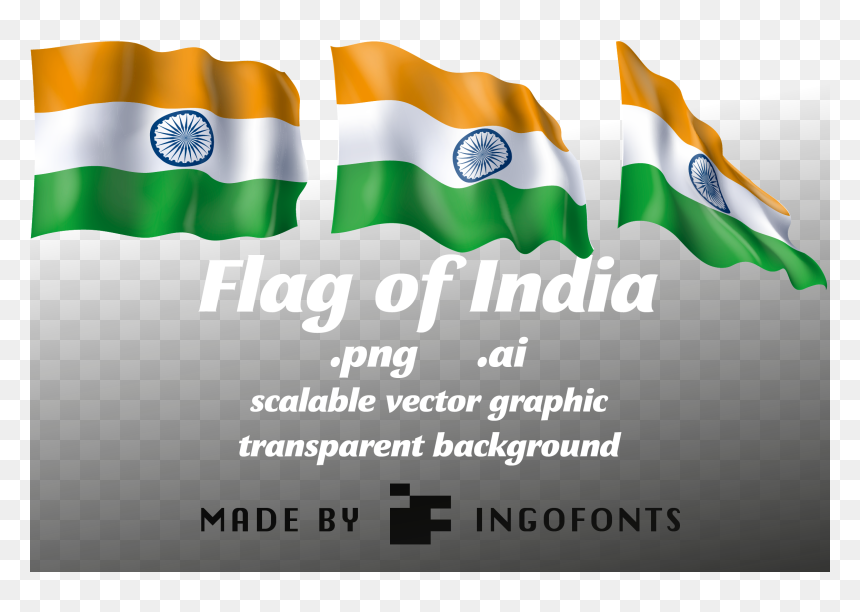 Flag, HD Png Download - flag of india png