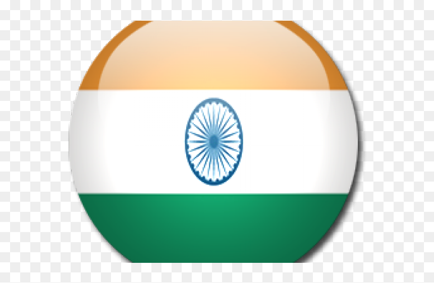 India Flag Rounded, HD Png Download - flag of india png