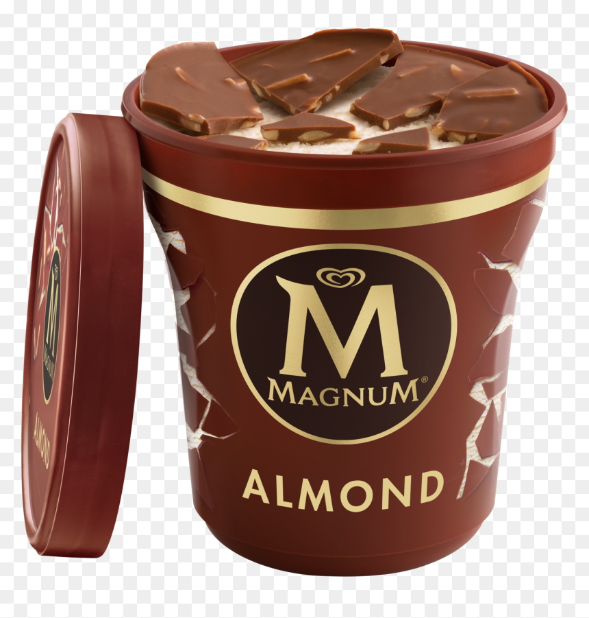 Magnum Salted Caramel Ice Cream, HD Png Download - badam png