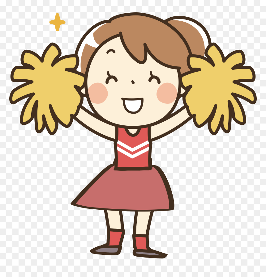 Clipart Cheerleader, HD Png Download - cliparts png