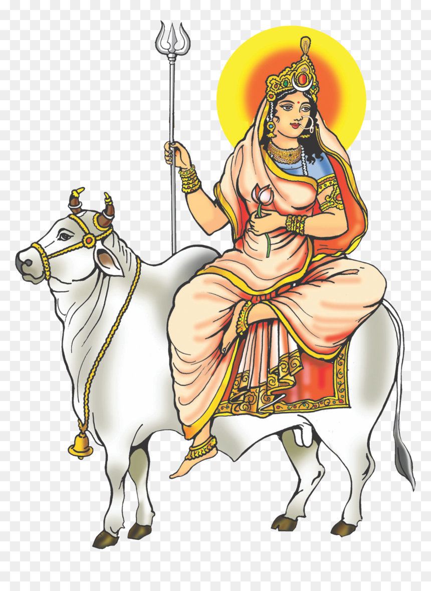 Shailputri Png, Transparent Png - saraswati mata png