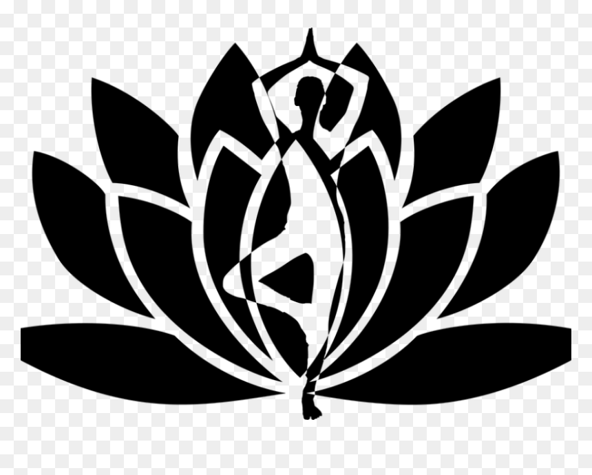 Lotus Flower Background For Yoga, HD Png Download - indian cow png
