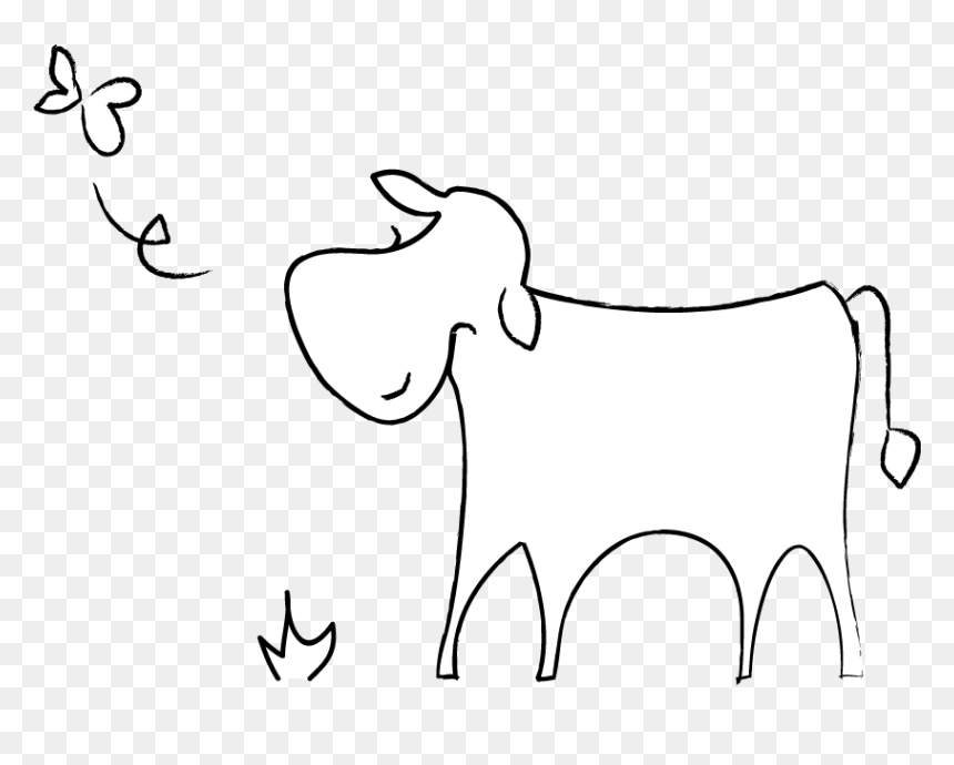 Cartoon, HD Png Download - indian cow png