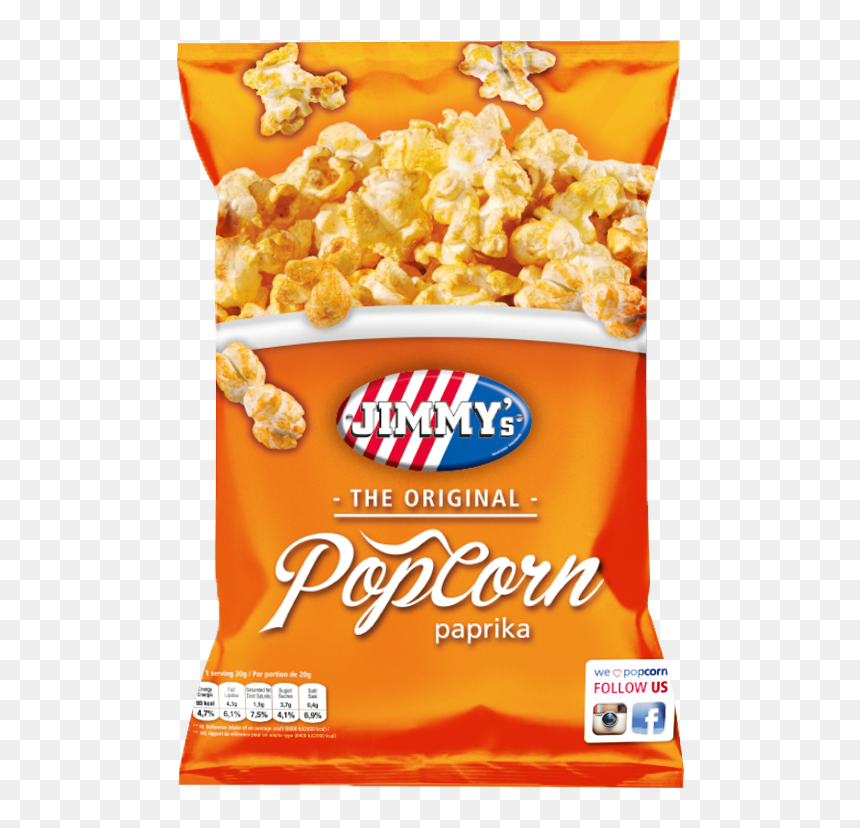 Jimmy's Popcorn, HD Png Download - popcorn bag png