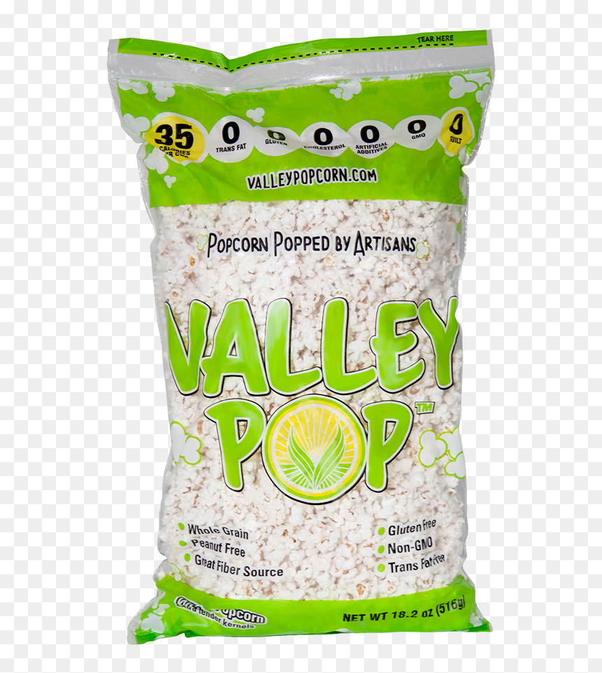 Valley Popcorn, HD Png Download - popcorn bag png