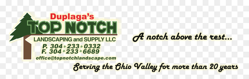 Top Notch Landscaping And Supply - Top Notch Landscaping, HD Png Download - christmas top border png