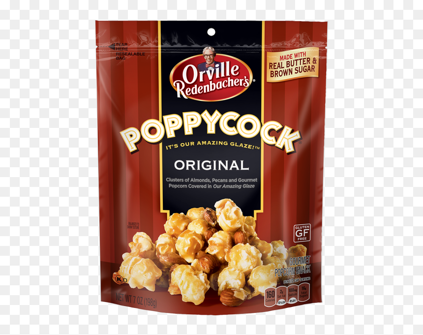 Poppycock Popcorn, HD Png Download - popcorn bag png