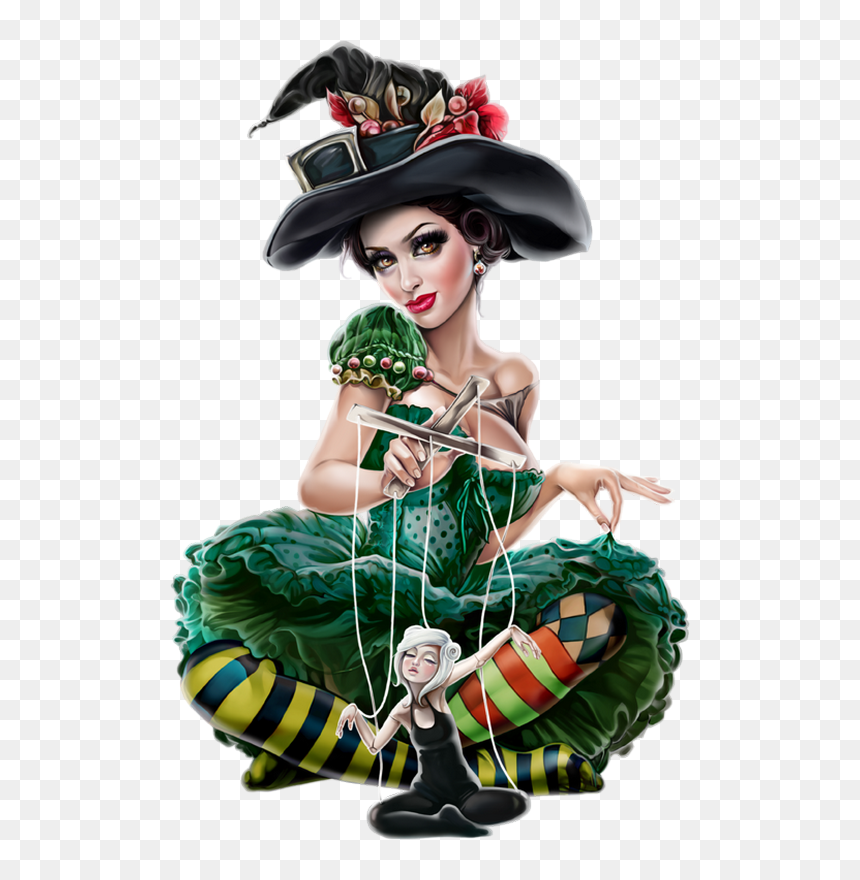 Clipart Woman Vampire - Png Tubes Witch, Transparent Png - vampiro png