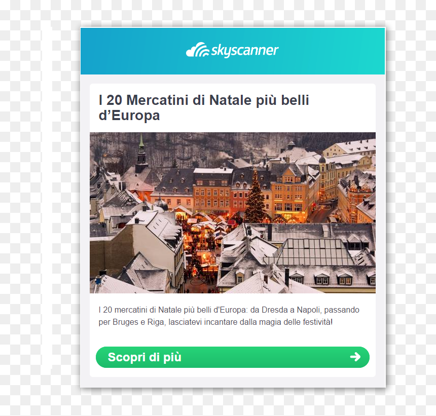 Email Natale Skyscanner - Annaberg Buchholz Christmas Market, HD Png Download - fondos de navidad png
