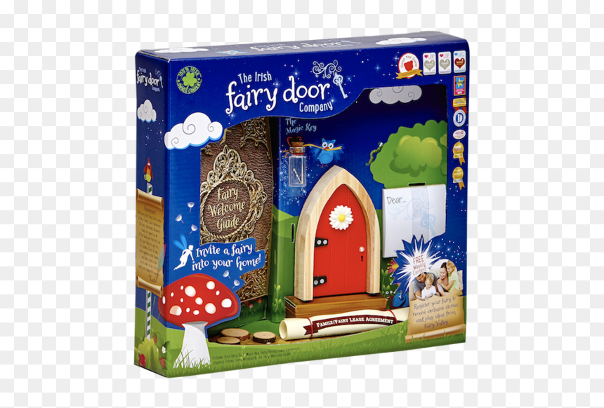Irish Fairy Door Blue, HD Png Download - fairy house png