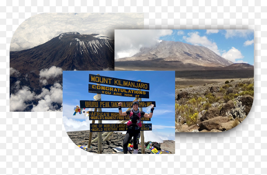 Mount Kilimanjaro, HD Png Download - snowy hill png