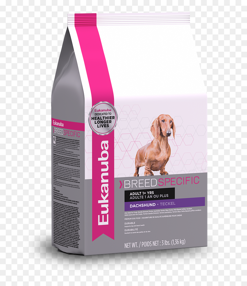 Eukanuba Dachshund Nutrition Dog Food - Nourriture Pour Chihuahua Adulte, HD Png Download - wiener dog png