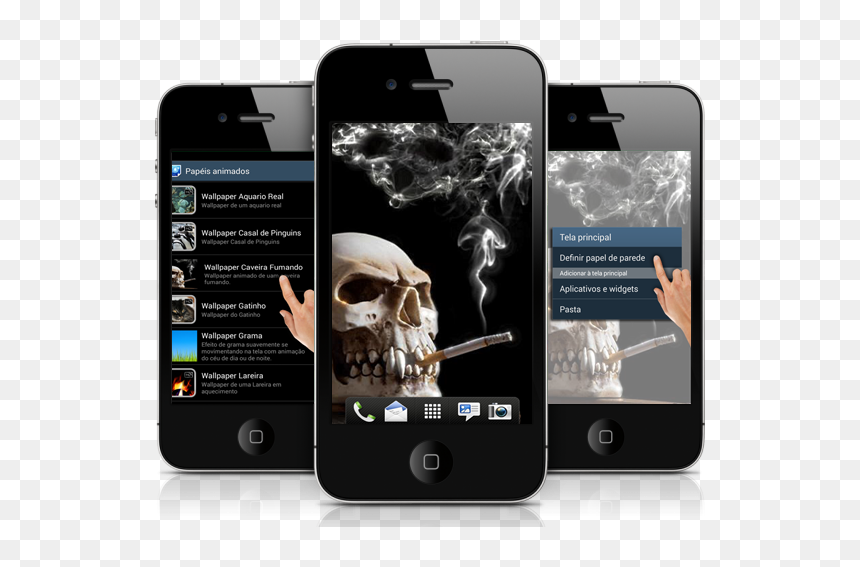 Iphone, HD Png Download - real skull png