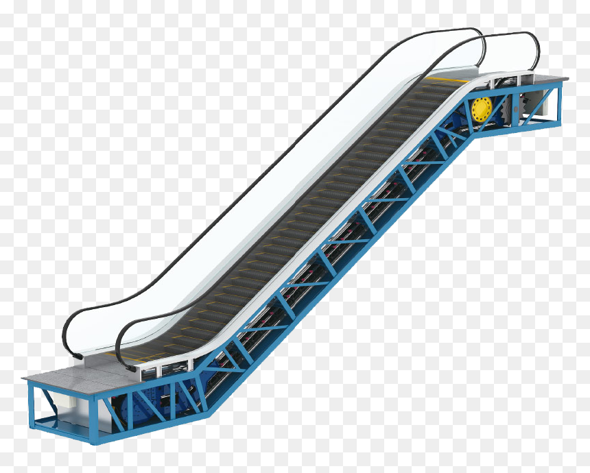 Shopping Malls Escalator Top, HD Png Download - escalator png