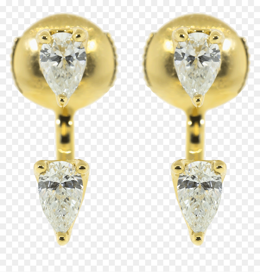 Earrings, HD Png Download - diamond flare png