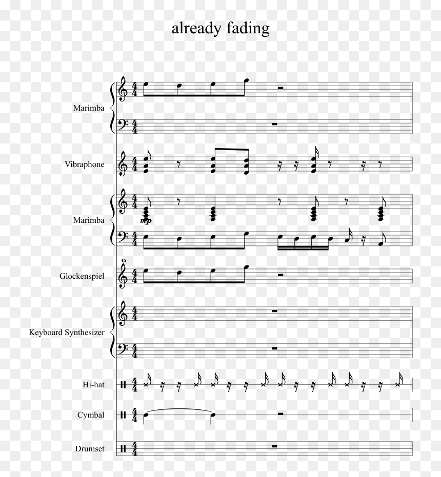 Sheet Music, HD Png Download - fading line png