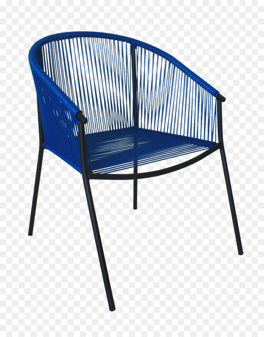 Silla Azul Rey Tipo Acapulco, HD Png Download - silla de rey png