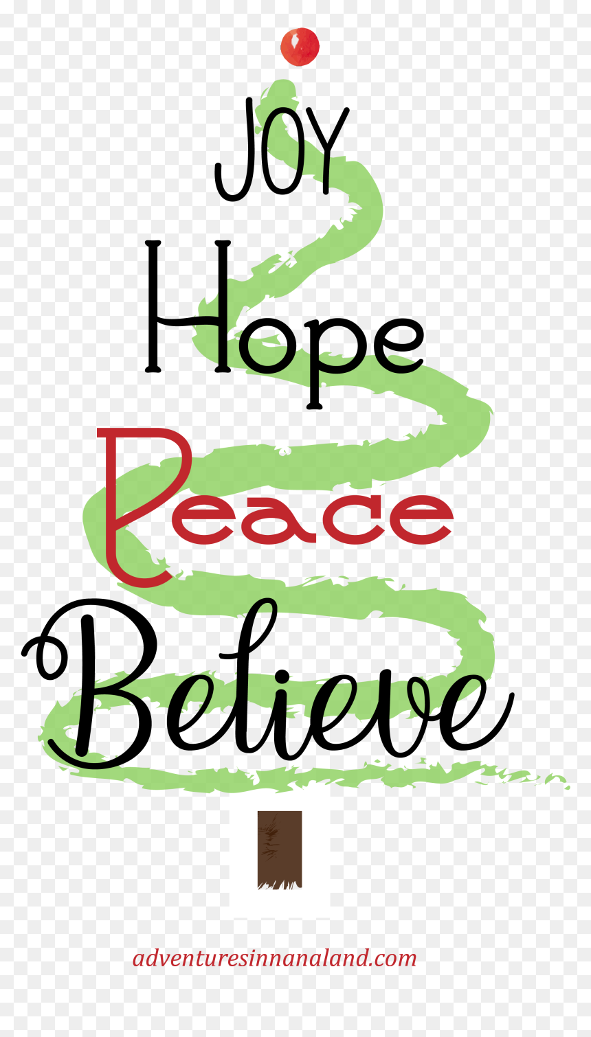 Calligraphy, HD Png Download - christmas joy png