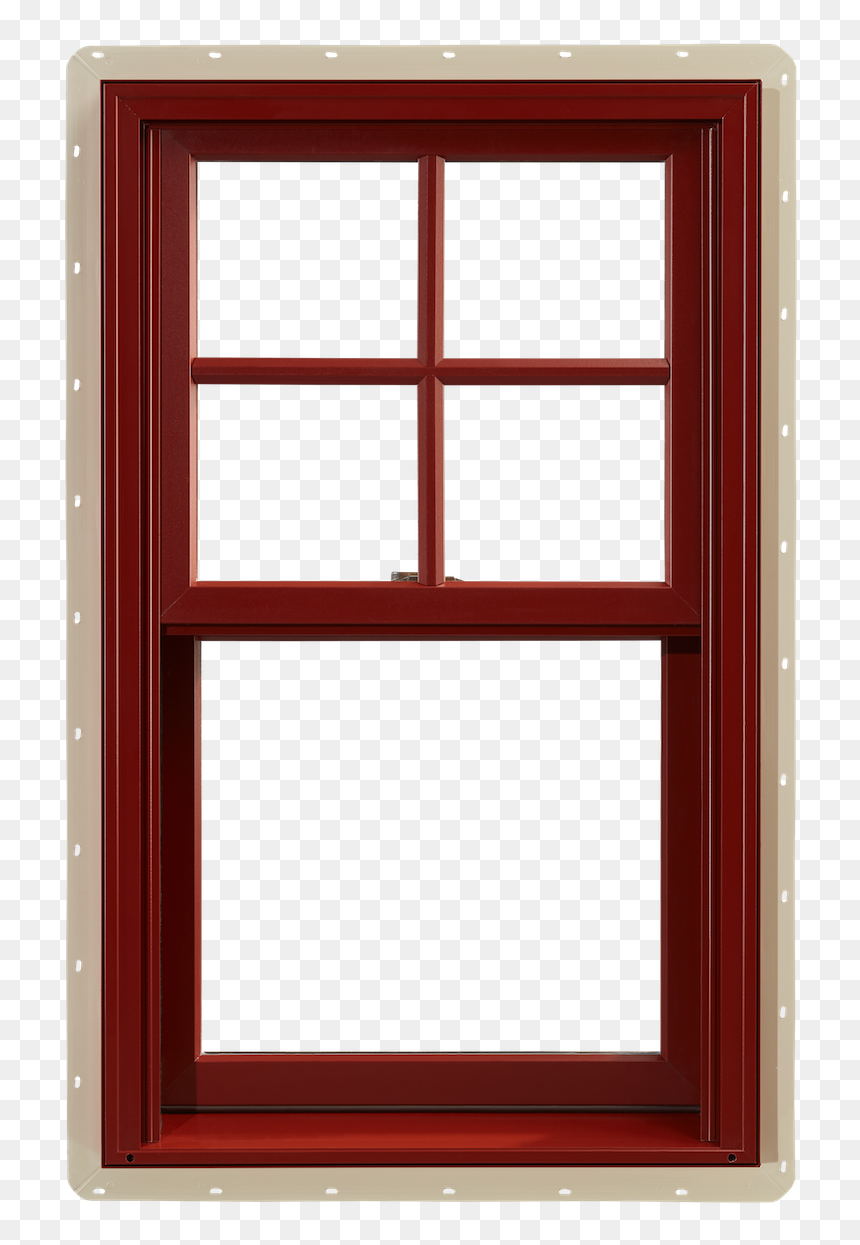 H3 Feelsafe Casement And Double-hung Windows From Sierra - Sierra Pacific Windows Red, HD Png Download - red sash png
