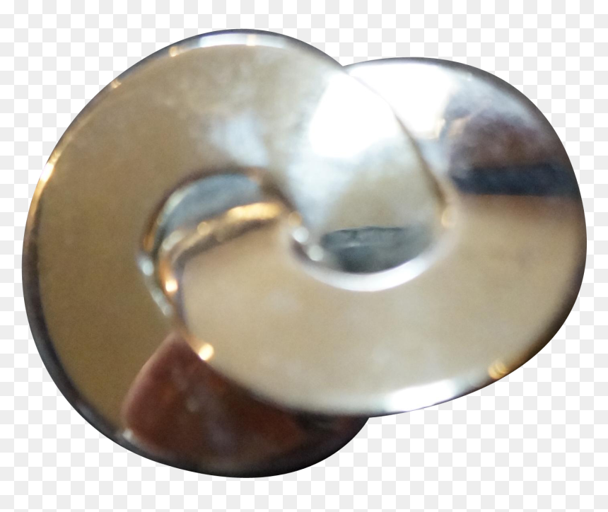 This Is A Vintage Silver Tone Double Circle Infinity - Circle, HD Png Download - tone png