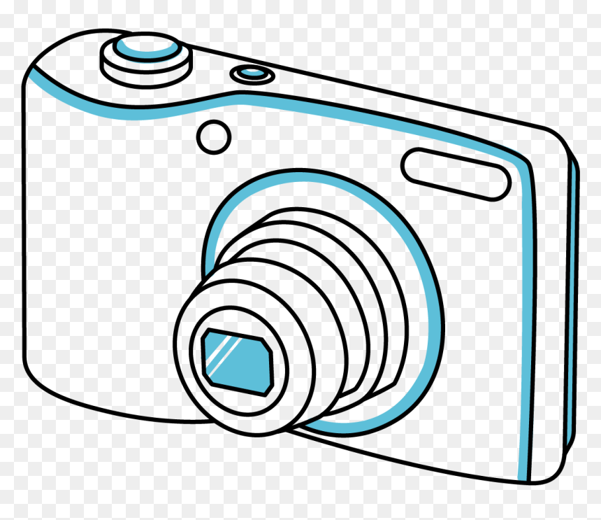 Clip Art, HD Png Download - hand drawn camera png